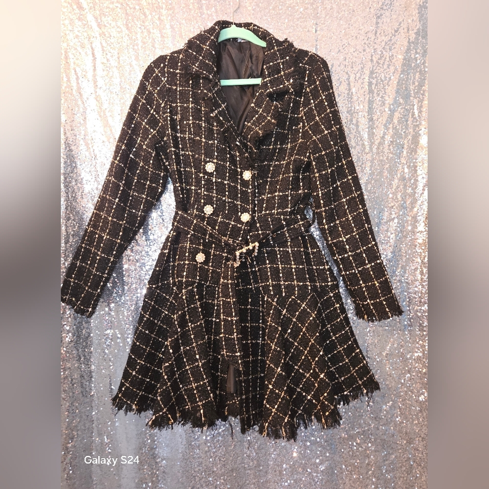 Vestido negro talla S fashion nova